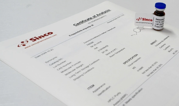 Kind Attention | Sinco's Trade-mark, product label and COA were upgraded