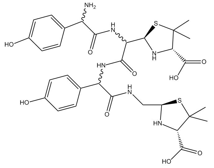 Amoxicilloic amoxilloic acid dimers