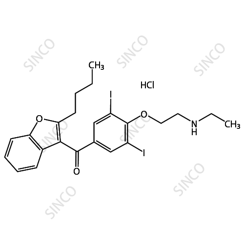 Amiodarone Impurity B (N-Desethyl Amiodarone HCl)