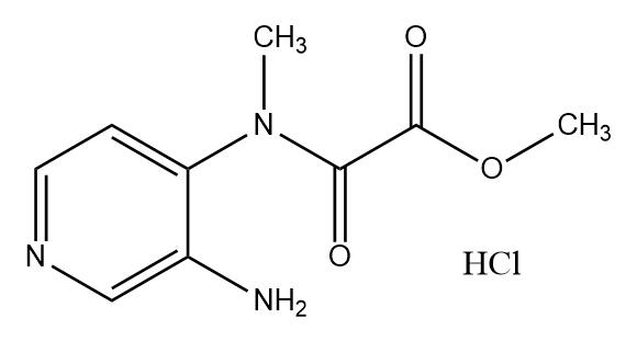 methyl 2-((3-aminopyridin-4-yl)(methyl)amino)-2-oxoacetate hydrochloride