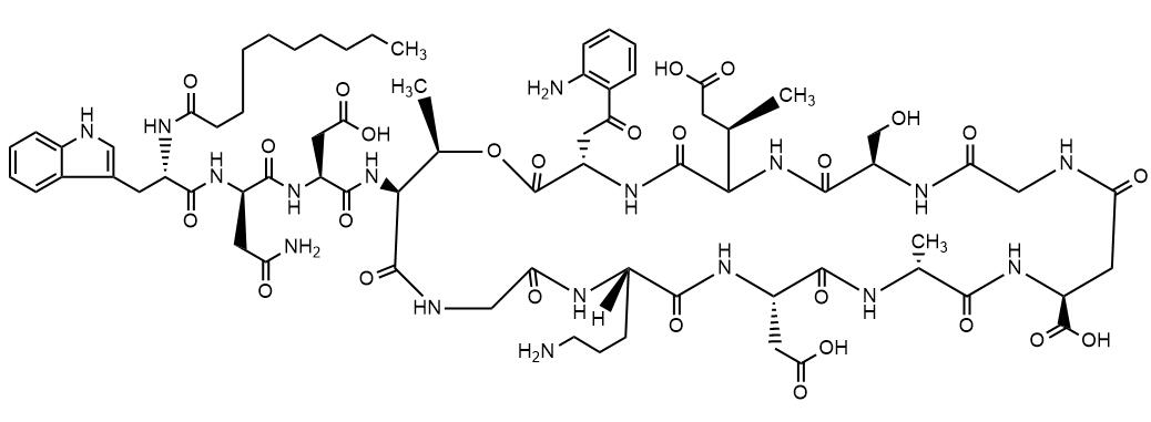 Daptomycin beta-Isomer