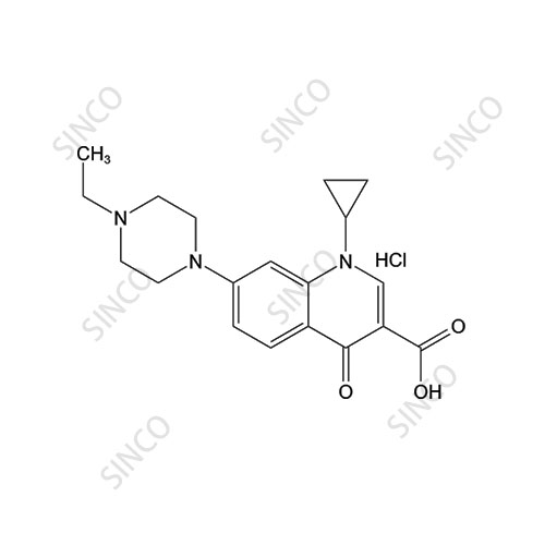 Desfluroenrofloxacin HCl