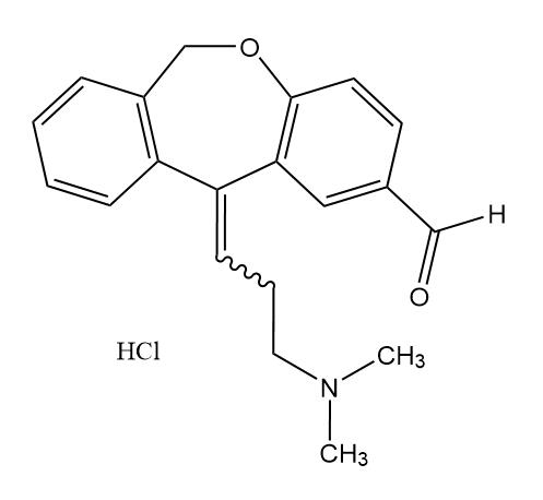 Olopatadine Carbaldehyde HCl (Mixture of Z and E Isomers)