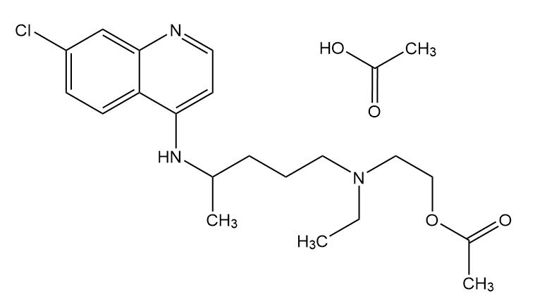 Hydroxychloroquine Impurity 2 Acetate