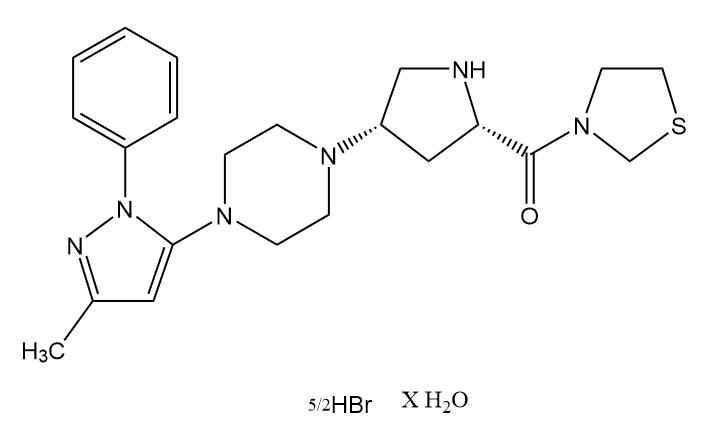 Teneligliptin HBr Sesquihydrate