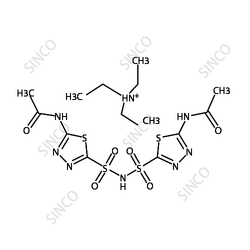 Acetazolamide EP Impurity F Triethylamine Salt