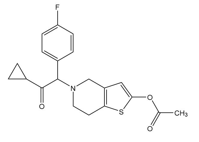 P-Fluoroprasugrel Hydrochloride