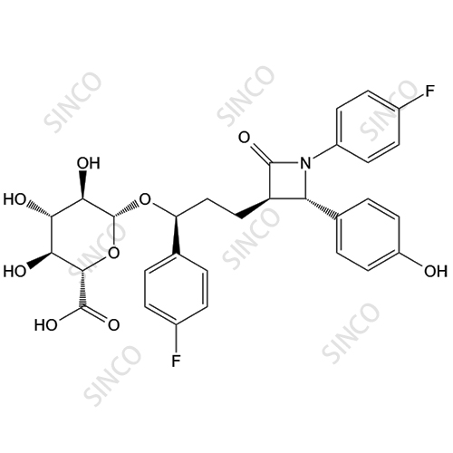 Ezetimibe Hydroxy Glucuronide