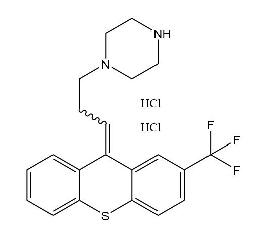 Flupentixol EP Impurity C DiHCl (Mixture of Z and E Isomers)