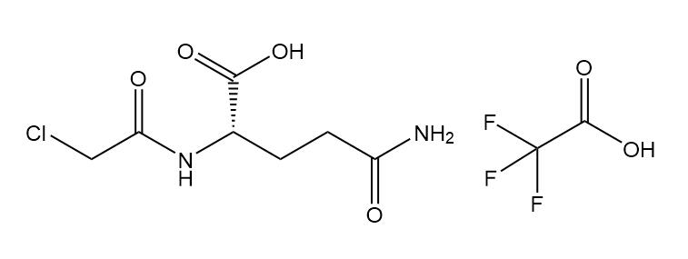 N2-(2-Chloroacetyl)-L-glutamine Trifluoroacetic acid