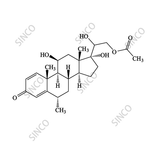 Methylprednisolone Acetate EP Impurity A (Mixture of Diastereomers)