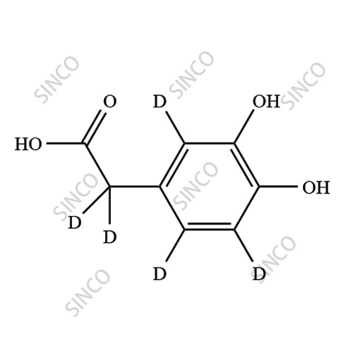 3,4-Dihydroxybenzeneacetic acid-d5