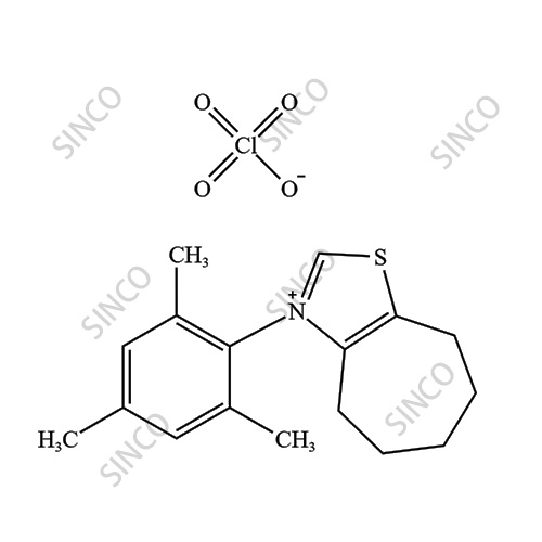 5,6,7,8-Tetrahydro-3-(2,4,6-trimethylphenyl)-4H-cycloheptathiazolium perchlorate