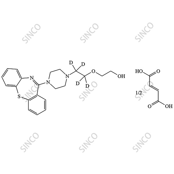 Quetiapine-d4 Hemifumarate