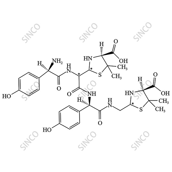 Amoxicillin thiazole acid dimer