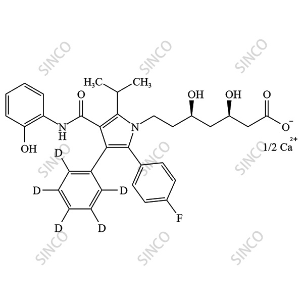 ortho-Hydroxy Atorvastatin-d5 Calcium Salt