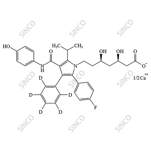 para-Hydroxy Atorvastatin-d5 Calcium Salt