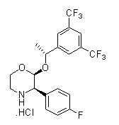 Aprepitant intermediate 1 HCl