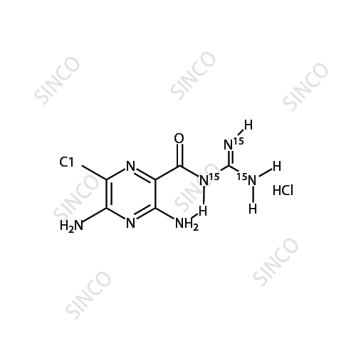 Amiloride-15N3 Hydrochloride