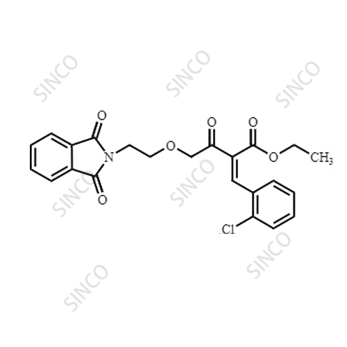 Amlodipine Related Compound (Ethyl 2-(2-Chloro-benzylidene)-4-[2-(1,3-dioxo-1,3-Dihydro-Isoindol-2-yl)-Ethoxy]-3-Oxo-But