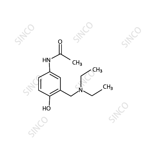 Amodiaquine Impurity 2 (4-Acetamideo2-Diethylaminomethylphenol)