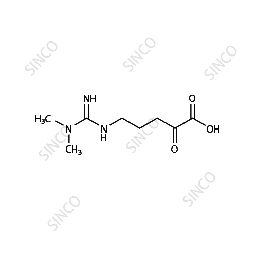 alfa-Keto-Delta-(NG,NG-Dimethylguanidino)valenic Acid