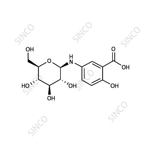 5-(N-β-D-Glucopyranosylamino) salicylic acid