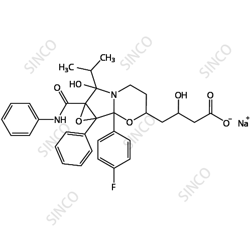 Atorvastatin Cyclic Sodium Salt (Fluorophenyl) Impurity