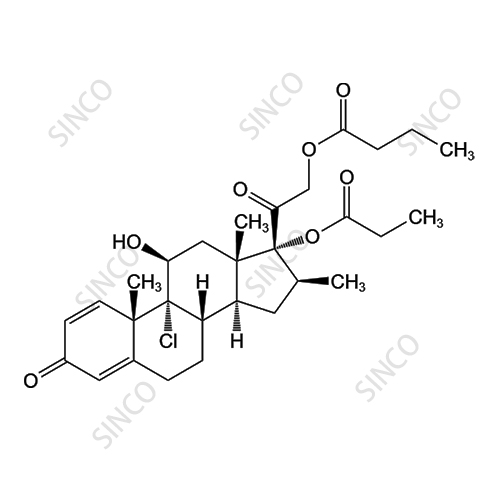 Beclomethasone Dipropionate Impurity C (Beclomethasone 21-butyrate 17-propionate)