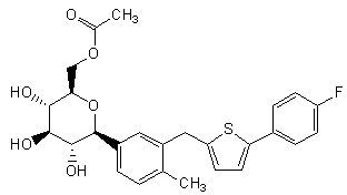 Canagliflozin Monoacetyl Impurity