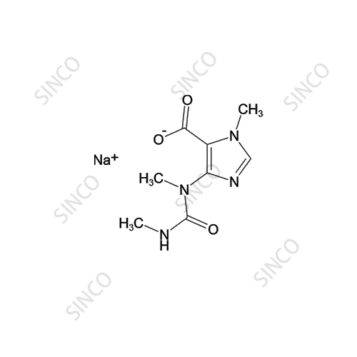 Caffeine Impurity 1 (Sodium 4-[N-Methyl-N-(N-Methylaminocarbonyl)amino]-1-methylimidazole-5-Carboxylate)