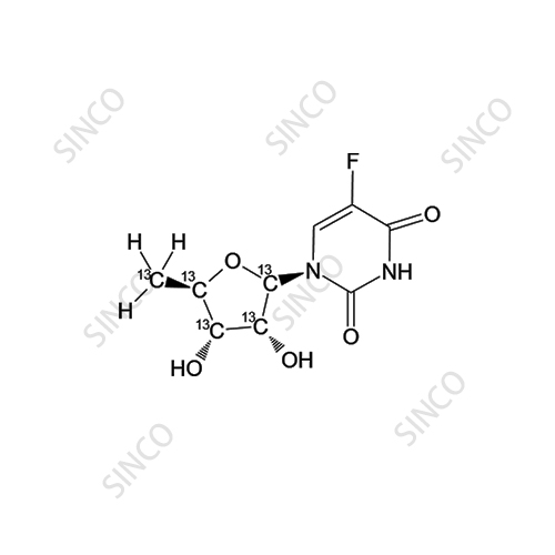 5'-DFUR-13C5 (5'-Deoxy-5-fluorouridine, Doxifluridine-13C5)