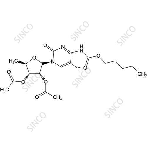 2’, 3’-Di-O-acetyl-5’-Deoxy-5-Fluoro-N4-(Pentoxycarbonxyl)-Cytidine