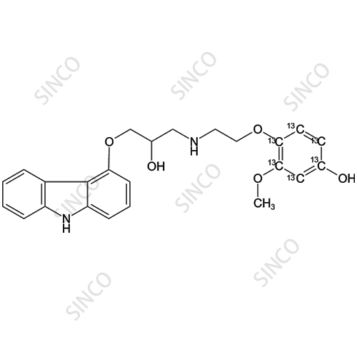 4-Hydroxycarvedilol-13C6