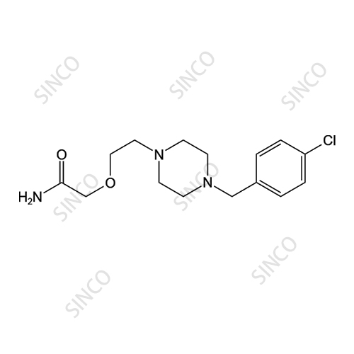 [2-[4-[4-chlorophenylmethyl]-1-piperazinyl]-ethoxy]acetamide