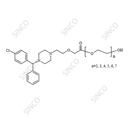 (R)-Cetirizine Polyethylene Glycol Ester