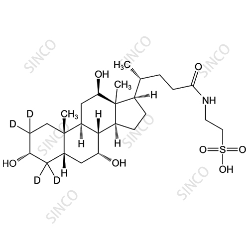 Taurocholic-2,2,4,4-D4 Acid
