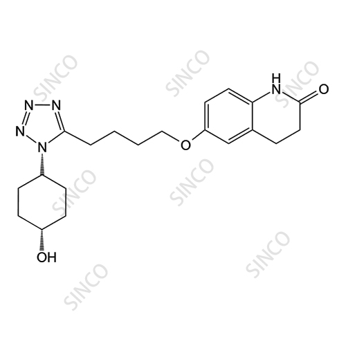 OPC-13217 (cis): 3,4-dihydro-6-[4-[1-(trans-4-hydroxycyclohexyl)-1H-tetrazol-5-yl]butoxy]-2-(1H)-Quinolinone
