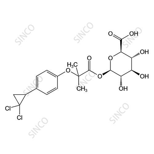 Ciprofibrate-O-Belta-D-Glucuronide