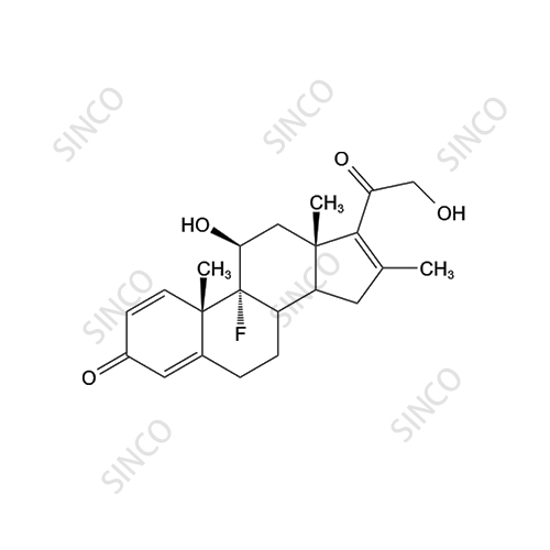 Clobetasol Impurity (9-Fluoro-11-beta-21-Dihydroxy-16-Methylpregna-1, 4, 16-triene-3, 20-Dione)