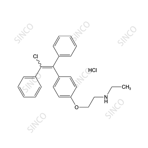 N-Desethyl Clomiphene HCl (Mixture of Z and E Isomers)