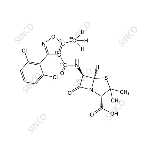 Dicloxacillin-13C4