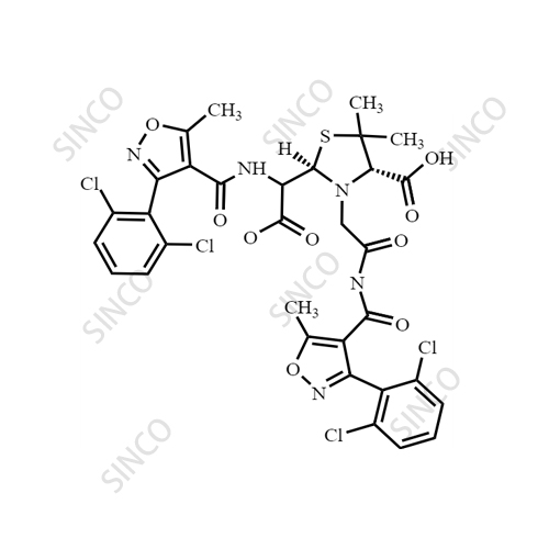 DCMICAA Adduct of Dicloxacillin peniclloic acids