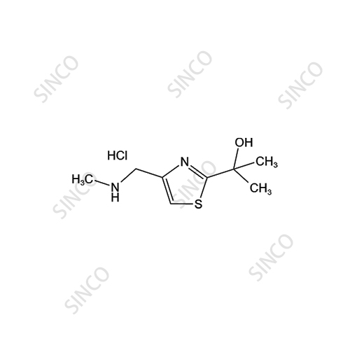 Cobicistat Impurity HCl (2-[4-(Methylamino)methyl-1,3-Thiazole-2-yl] Propane-2-ol HCl)