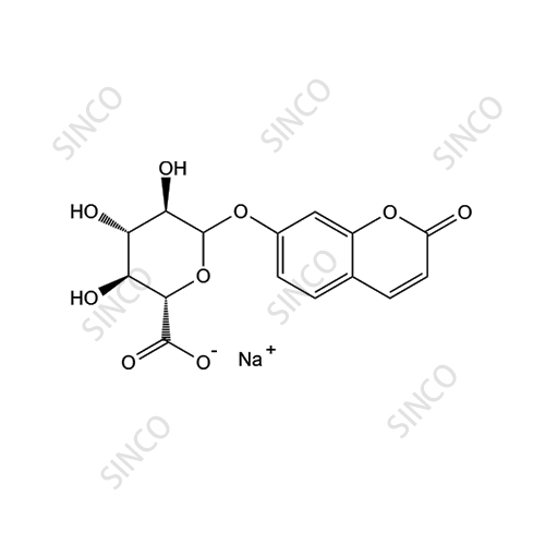 7-Hydroxy Coumarin Glucuronide Sodium