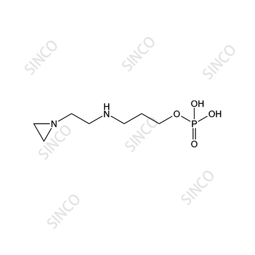 Cyclophosphamide impurity (3-((2-(Aziridin-1-yl)ethyl)amino)propyl dihydrogen phosphate)