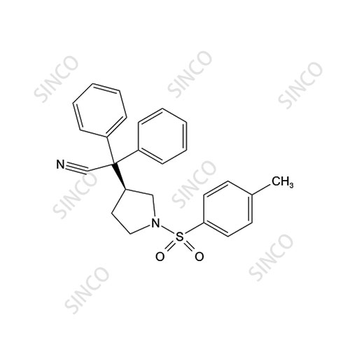 3-(1-Cyano-1,1-diphenylmethyl)-1-tosylpyrrolidine