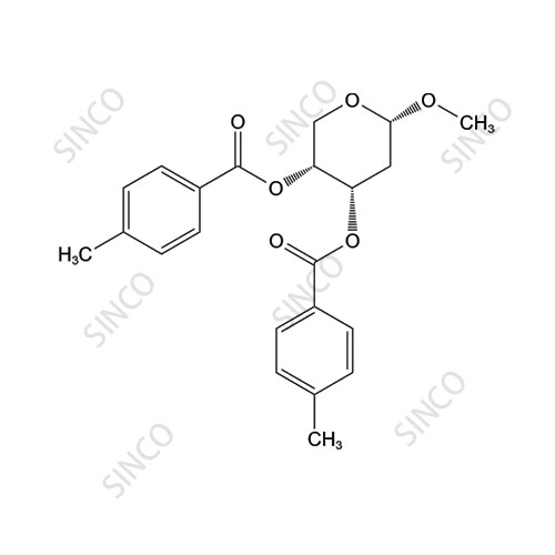 Decitabine Impurity 6 (alpha-D-Erythro-Pentopyranoside-Methyl-2-Deoxy-bis(4-methylbenzoate))