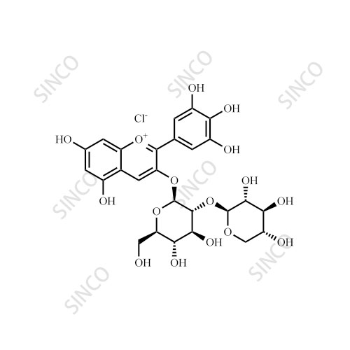 Delphinidin 3-Sambubioside Chloride