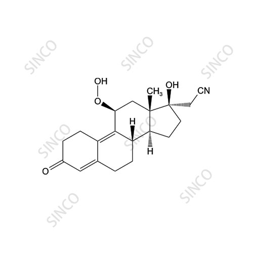 Dienogest Impurity K (11beta-Hydroperoxy Dienogest)